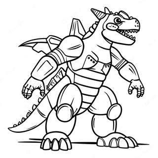 Mechagodzilla Coloring Page 3731-3076