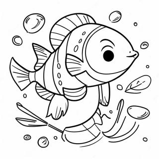 Catch Tiny Ping Coloring Page 37342-30020