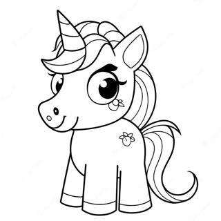 Sparkly Unicorn Lol Pets Coloring Page 37383-30056