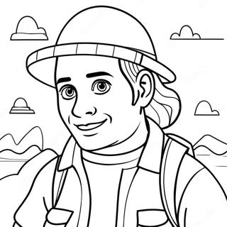 Explorer Coloring Pages