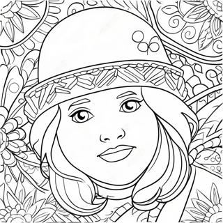 Winter Hat Coloring Pages