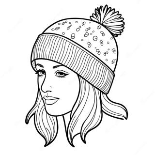 Winter Hat Coloring Page 37422-30083