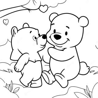 Winnie The Pooh Valentine S Day Coloring Page 37432-30092