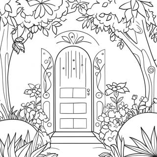 Secret Garden Coloring Page 37462-30119