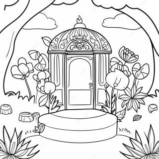 Secret Garden Coloring Page 37462-30120