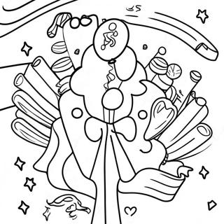 Colorful Unity Day Celebration Coloring Page 37483-30137