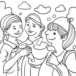 Colorful Unity Day Celebration Coloring Page 37483-30138