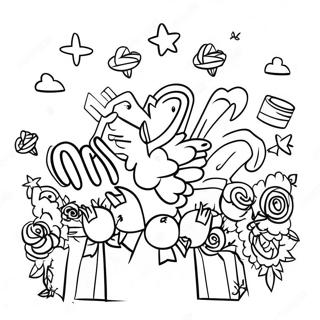 Colorful Unity Day Celebration Coloring Page 37483-30140