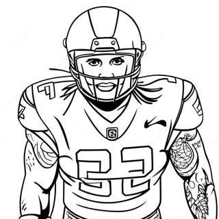 Derrick Henry Coloring Pages