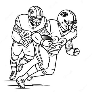 Derrick Henry Running With The Ball Coloring Page 37493-30147