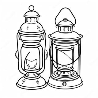 Lantern Coloring Page 37512-30154