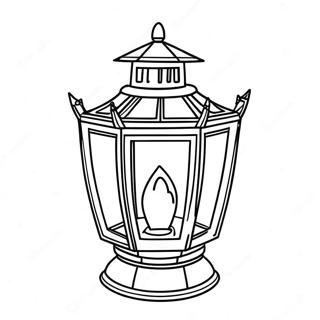 Lantern Coloring Page 37512-30155