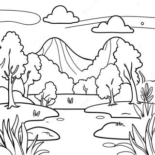 Calming Nature Scenes Coloring Page 37523-30170