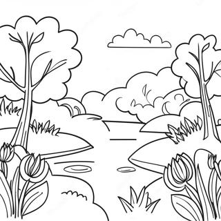 Calming Nature Scenes Coloring Page 37523-30171