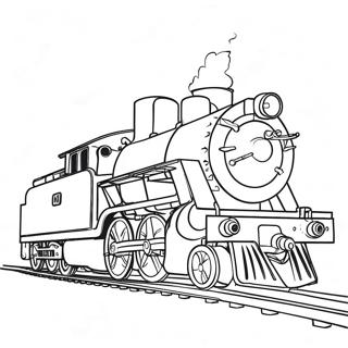 Vintage Locomotive Coloring Page 37543-30186