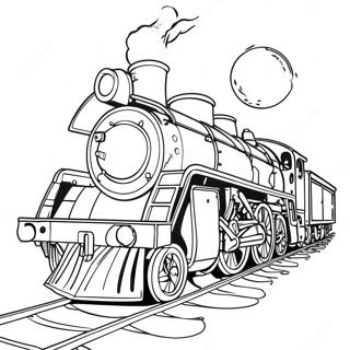 Vintage Locomotive Coloring Page 37543-30187