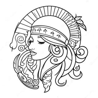 American Traditional Tattoo Coloring Page 37552-30191