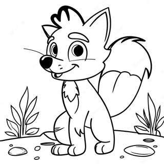 Swiper The Fox Coloring Page 37592-30226