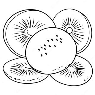 Kiwi Coloring Pages