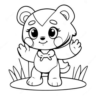 Gloomy Bear Coloring Pages