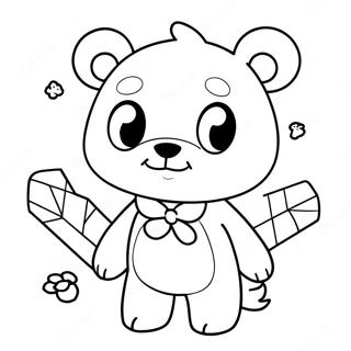 Gloomy Bear Coloring Page 37642-30260