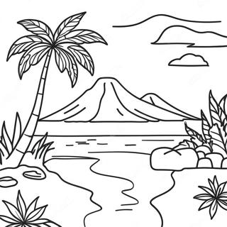 Hawaii For Adults Coloring Pages