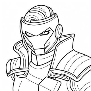 Drift Fortnite Character Coloring Page 37672-30291