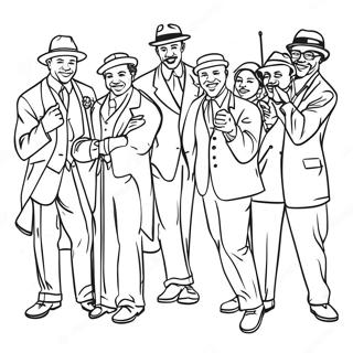 Harlem Renaissance Artists Coloring Page 37702-30312