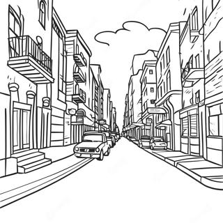 Vibrant Harlem Street Scene Coloring Page 37703-30316