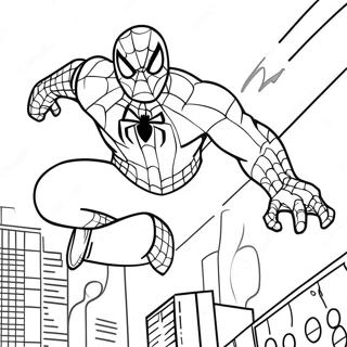 Spiderman Happy Birthday Coloring Page 37712-30322