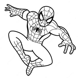 Spiderman Happy Birthday Coloring Page 37712-30324