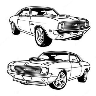 Muscle Car Coloring Page 3771-3107