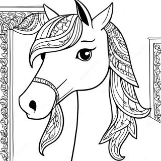 Arabian Horse Coloring Pages