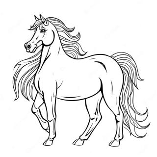 Arabian Horse Coloring Page 37762-30358