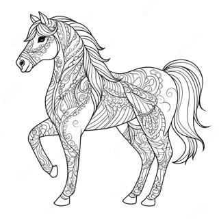 Arabian Horse Coloring Page 37762-30359