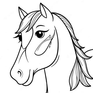 Arabian Horse Coloring Page 37762-30360