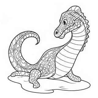 Sea Serpent Coloring Pages