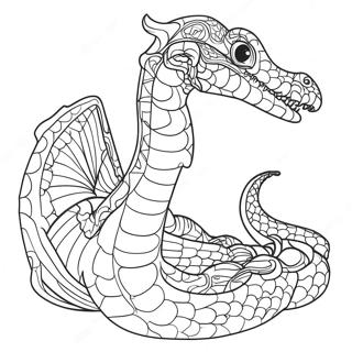 Sea Serpent Coloring Page 37782-30375