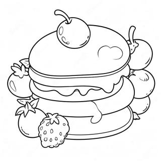 Cherry Jam Strawberry Shortcake Coloring Page 37792-30379