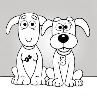 Wallace And Gromit Coloring Pages