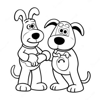 Wallace And Gromit Coloring Page 37822-30406