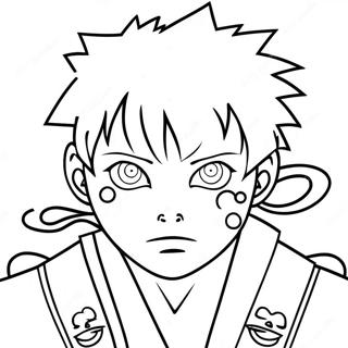 Gaara Coloring Page 37882-30451