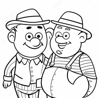 Burt And Ernie Coloring Pages