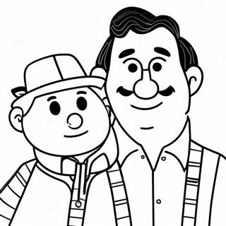 Burt And Ernie Coloring Page 37892-30463