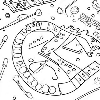 Board Game Coloring Page 37952-30511