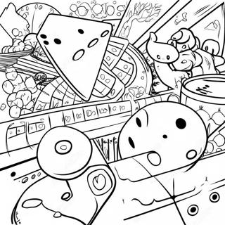 Board Game Coloring Page 37952-30512