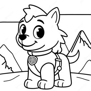 Everest Skye Everest Paw Patrol Coloring Pages