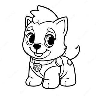 Everest Skye Paw Patrol Coloring Page 37962-30522