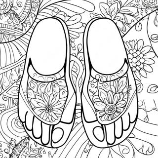 Realistic Feet Coloring Page 37972-30526