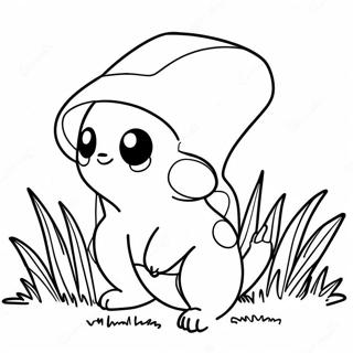 Grass Type Pokemon Coloring Pages